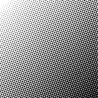 Siyah daireler, yarım ton eğimli arka plan. Vektör illüstrasyonu.