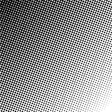 Siyah daireler, yarım ton eğimli arka plan. Vektör illüstrasyonu.