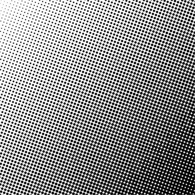 Siyah daireler, yarım ton eğimli arka plan. Vektör illüstrasyonu.