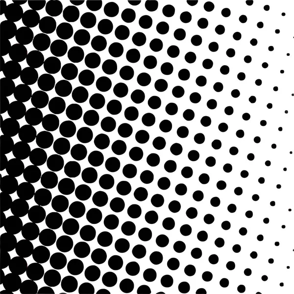 Black Circles Gradient Halftone Background Vector Illustration Stock