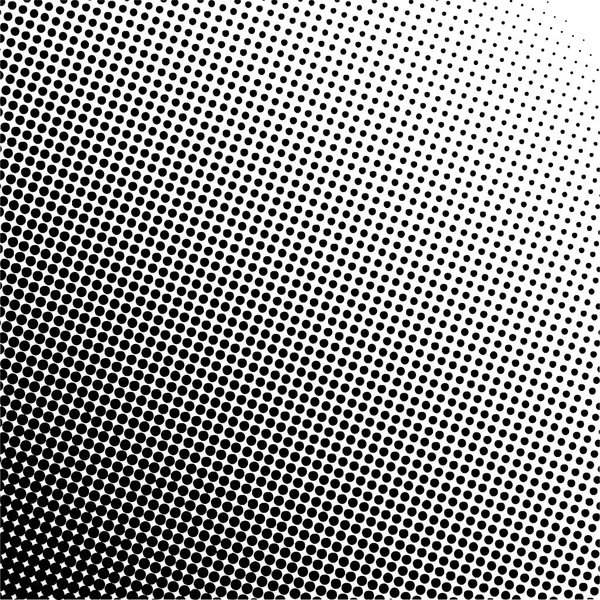 Cercles Noirs Dégradé Demi Ton Fond Illustration Vectorielle — Image vectorielle