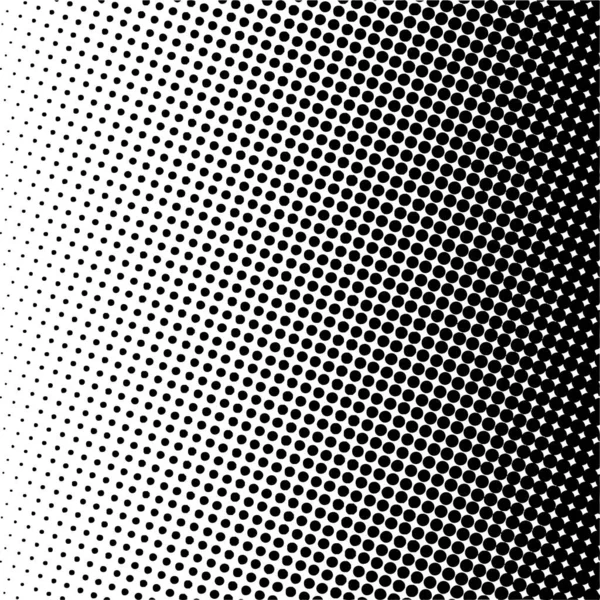 Black Circles Gradient Halftone Background Vector Illustration — Image vectorielle