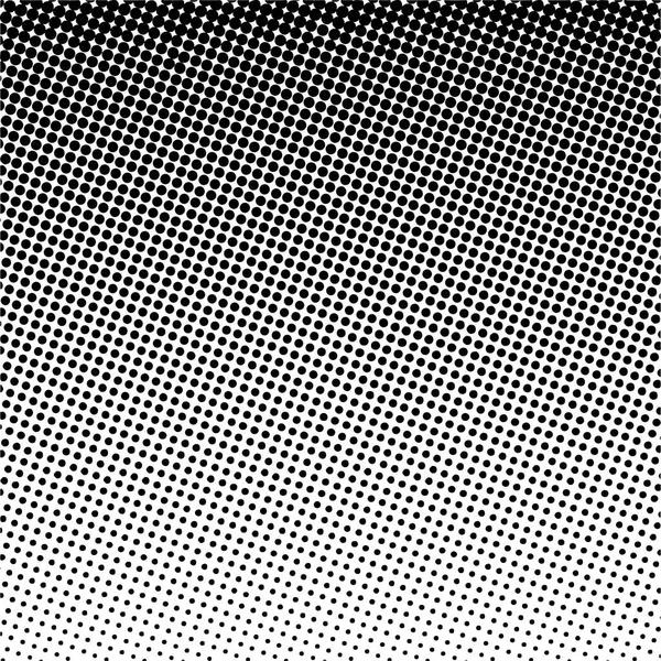 Black Circles Gradient Halftone Background Vector Illustration — Archivo Imágenes Vectoriales