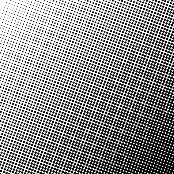 Black Circles Gradient Halftone Background Vector Illustration — Stockvektor