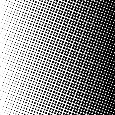 Siyah daireler, yarım ton eğimli arka plan. Vektör illüstrasyonu.