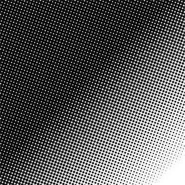Siyah daireler, yarım ton eğimli arka plan. Vektör illüstrasyonu.