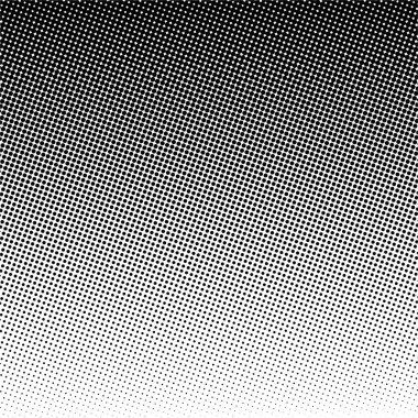 Siyah daireler, yarım ton eğimli arka plan. Vektör illüstrasyonu.