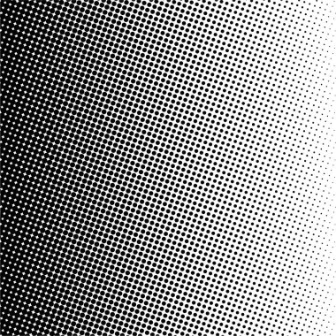 Siyah daireler, yarım ton eğimli arka plan. Vektör illüstrasyonu.