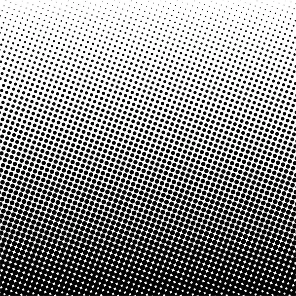 Schwarze Kreise Halbtoner Hintergrund Mit Gefälle Vektorillustration — Stockvektor