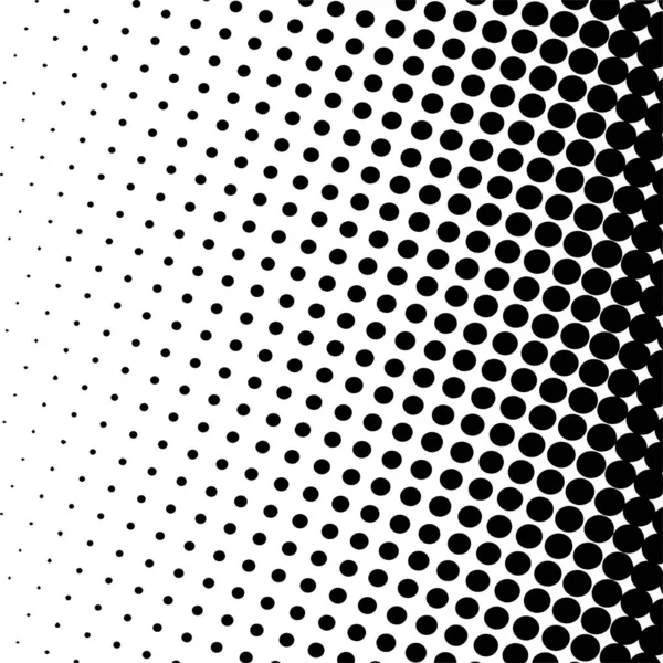 Black Circles Gradient Halftone Background Vector Illustration — Vector de stock