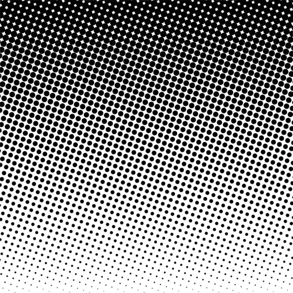 Black circles, gradient halftone background. Vector illustration.