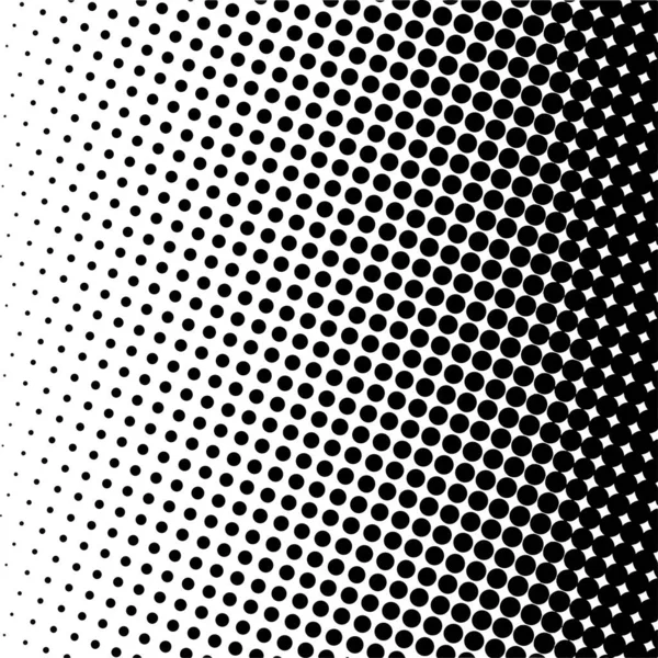 Black Circles Gradient Halftone Background Vector Illustration — Vetor de Stock