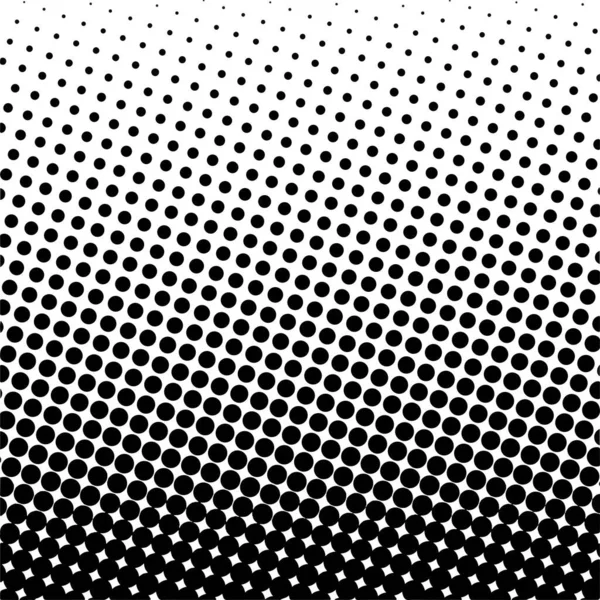 Black Circles Gradient Halftone Background Vector Illustration — Wektor stockowy