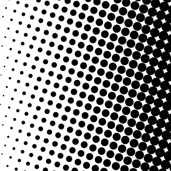 Black Circles Gradient Halftone Background Vector Illustration — Διανυσματικό Αρχείο