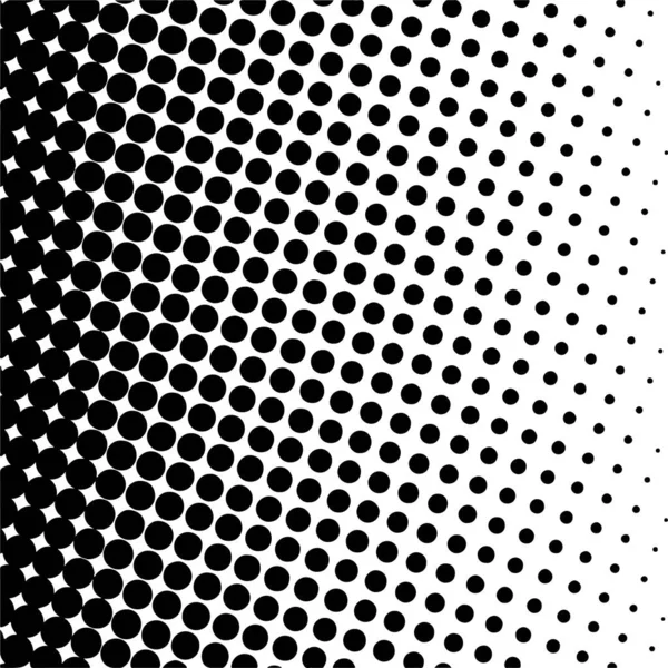 Black Circles Gradient Halftone Background Vector Illustration — Stock Vector