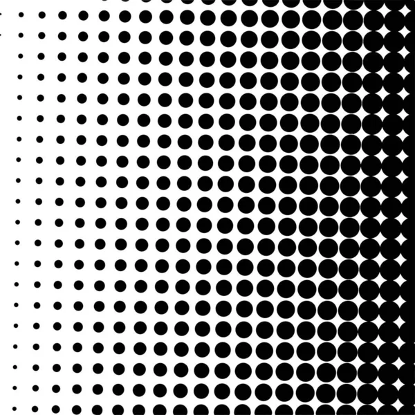 Black Circles Gradient Halftone Background Vector Illustration — ストックベクタ