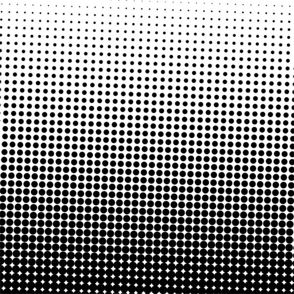 Black circles, gradient halftone background. Vector illustration.