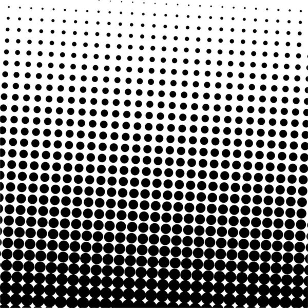 Black circles, gradient halftone background. Vector illustration.