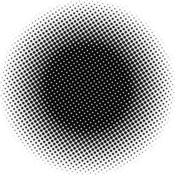 Black Circles Gradient Halftone Background Vector Illustration — Διανυσματικό Αρχείο