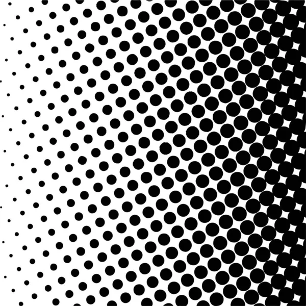 White and black circles, gradient halftone background. Vector illustration.