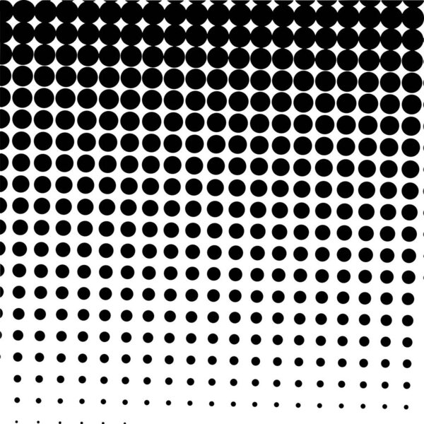 White and black circles, gradient halftone background. Vector illustration.