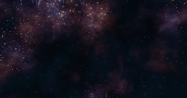 Fundo Nebulosa Galáxia Universo Renderização — Fotografia de Stock