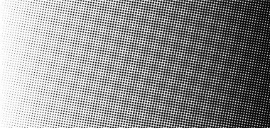 Beyaz ve siyah daireler, yarım ton eğimli arkaplan. Vektör illüstrasyonu.