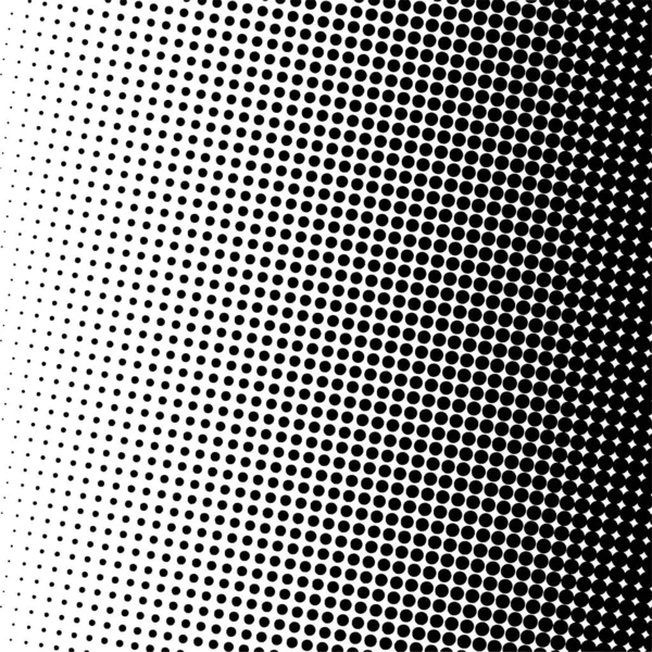 White Black Circles Gradient Halftone Background Vector Illustration — Vettoriale Stock