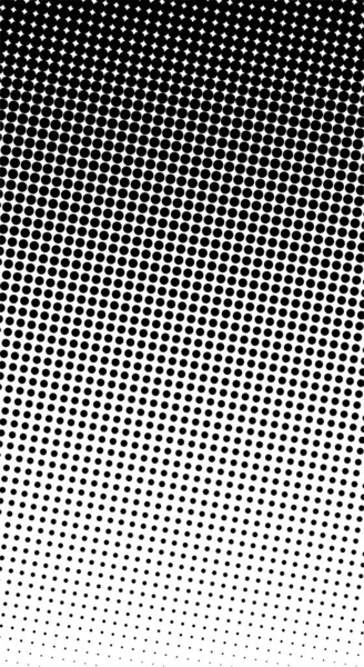 Beyaz ve siyah daireler, yarım ton eğimli arkaplan. Vektör illüstrasyonu.