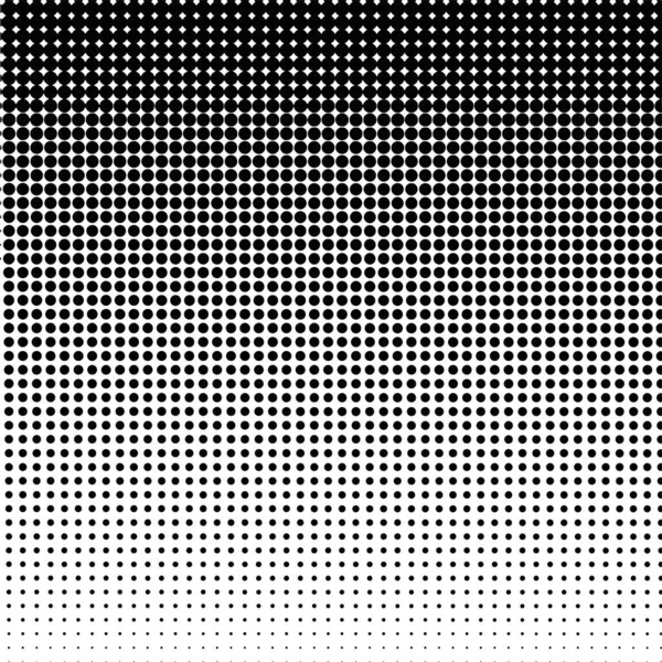 White and black circles, gradient halftone background. Vector illustration.