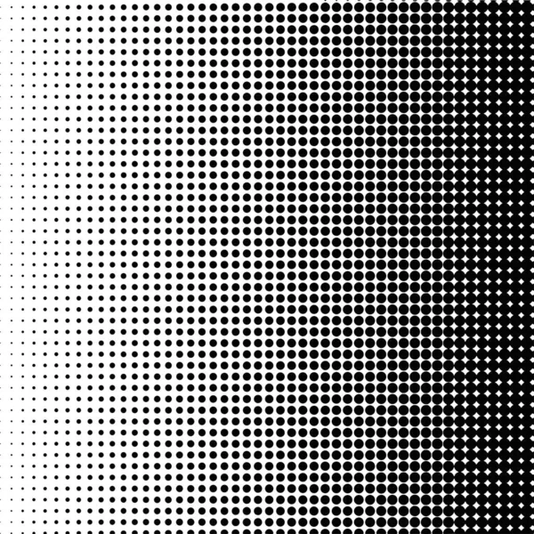 White and black circles, gradient halftone background. Vector illustration.
