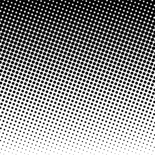 Círculos Blancos Negros Degradado Medio Tono Fondo Ilustración Vectorial — Vector de stock