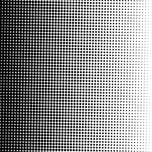 White Black Circles Gradient Halftone Background Vector Illustration — Vettoriale Stock