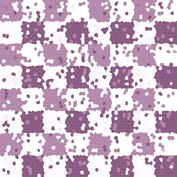 White Purple Checkerboard Mosaic Abstract Background — Zdjęcie stockowe