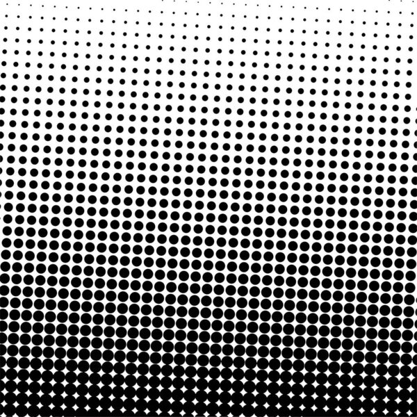 White and black circles, gradient halftone background. Vector illustration.