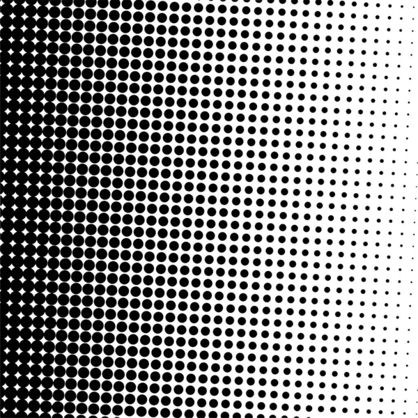 White Black Circles Gradient Halftone Background Vector Illustration — Wektor stockowy