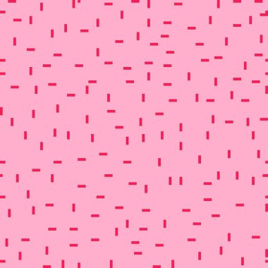 Donut sugar flakes seamless pattern background. Vector illustration.