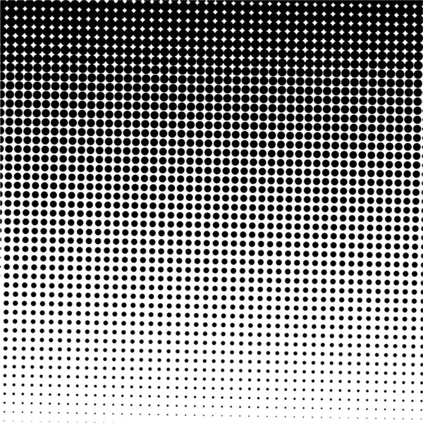 White Black Circles Gradient Halftone Background Vector Illustration — Stockvektor