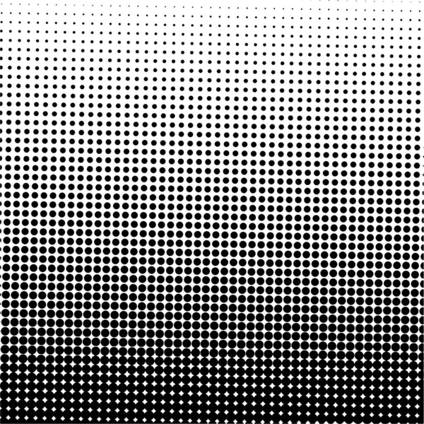 White Black Circles Gradient Halftone Background Vector Illustration — Vector de stock