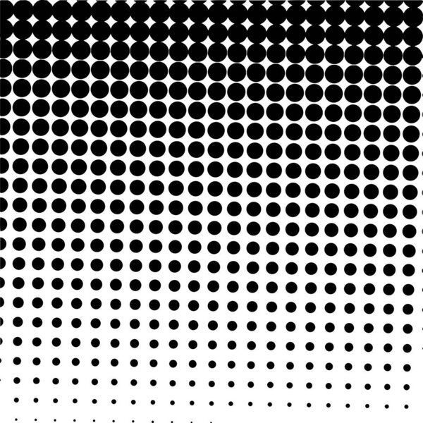 White and black circles, gradient halftone background. Vector illustration.