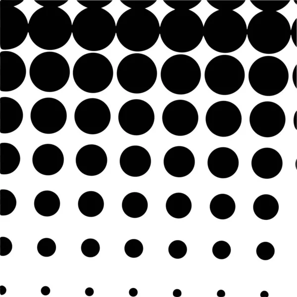 White Black Circles Gradient Halftone Background Vector Illustration — Stockový vektor