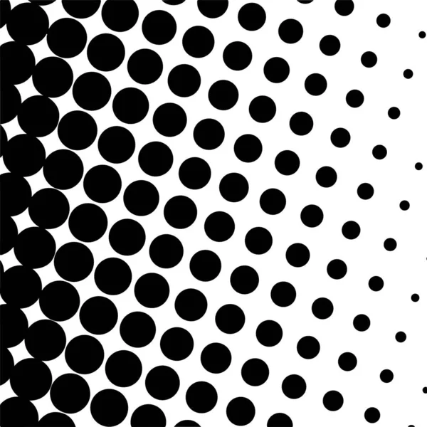 White Black Circles Gradient Halftone Background Vector Illustration — Wektor stockowy