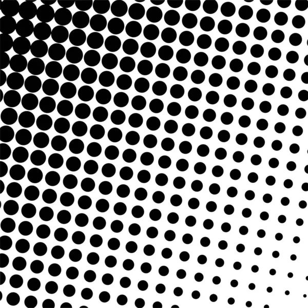 White Black Circles Gradient Halftone Background Vector Illustration – stockvektor