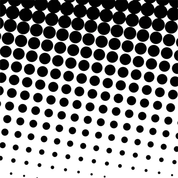 White Black Circles Gradient Halftone Background Vector Illustration — Stockvektor