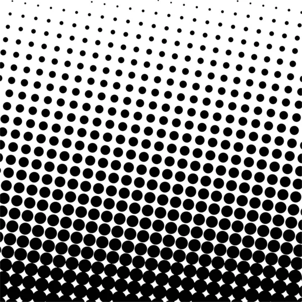 White Black Circles Gradient Halftone Background Vector Illustration — Vetor de Stock
