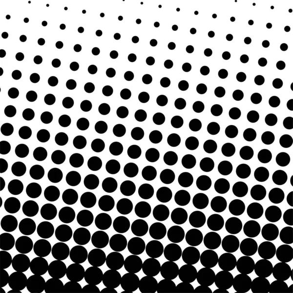 White Black Circles Gradient Halftone Background Vector Illustration — Image vectorielle