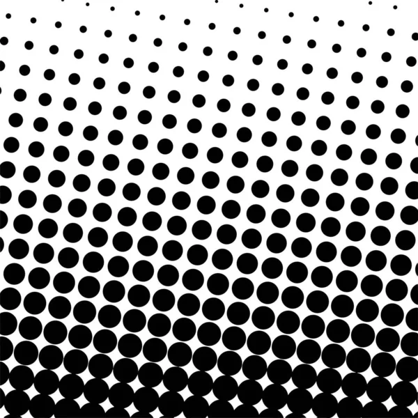 Weiße Und Schwarze Kreise Halbtoner Hintergrund Vektorillustration — Stockvektor