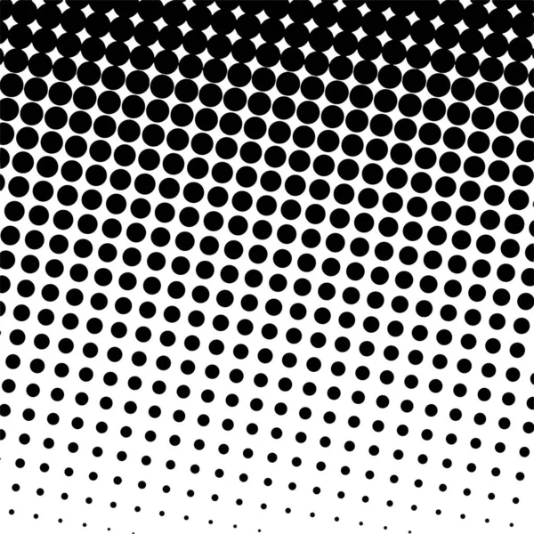 White and black circles, gradient halftone background. Vector illustration.