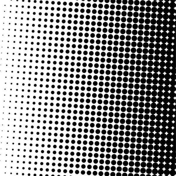 White Black Circles Gradient Halftone Background Vector Illustration — Stock Vector