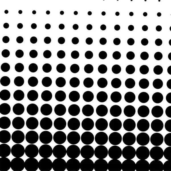 White Black Circles Gradient Halftone Background Vector Illustration — Stockvektor